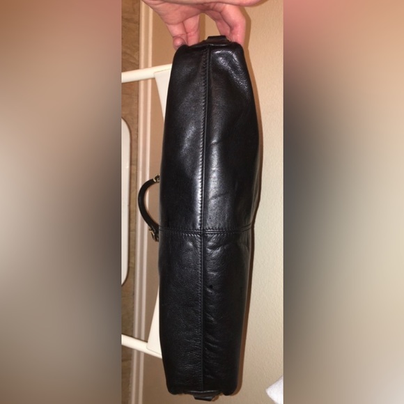 REBECCA MINKOFF: Soft Leather Satchel - Picture 3 of 13